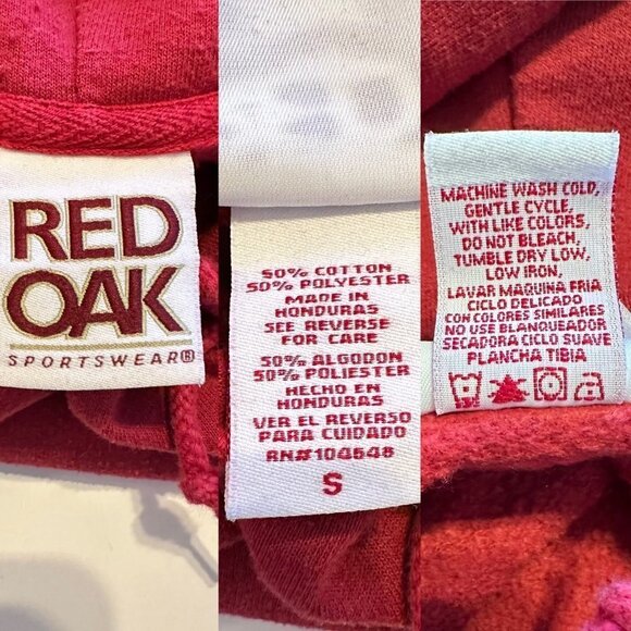 Red Oak Sports Wear USC Trogan Football Pullover Hoodie red and yellow size S - Picture 5 of 8